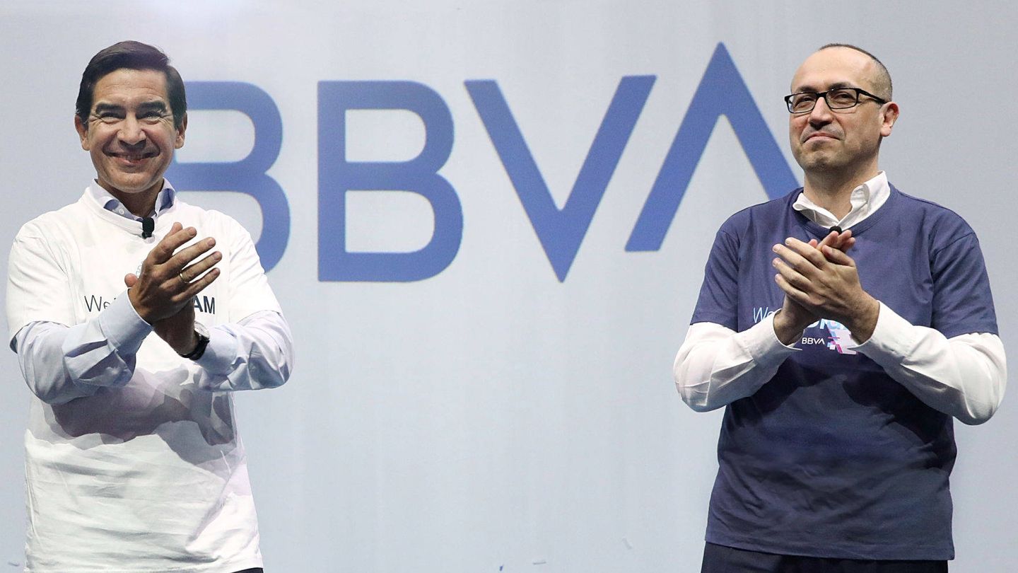 Carlos Torres, presidente de BBVA, y Onur Genç, consejero delegado. (BBVA)