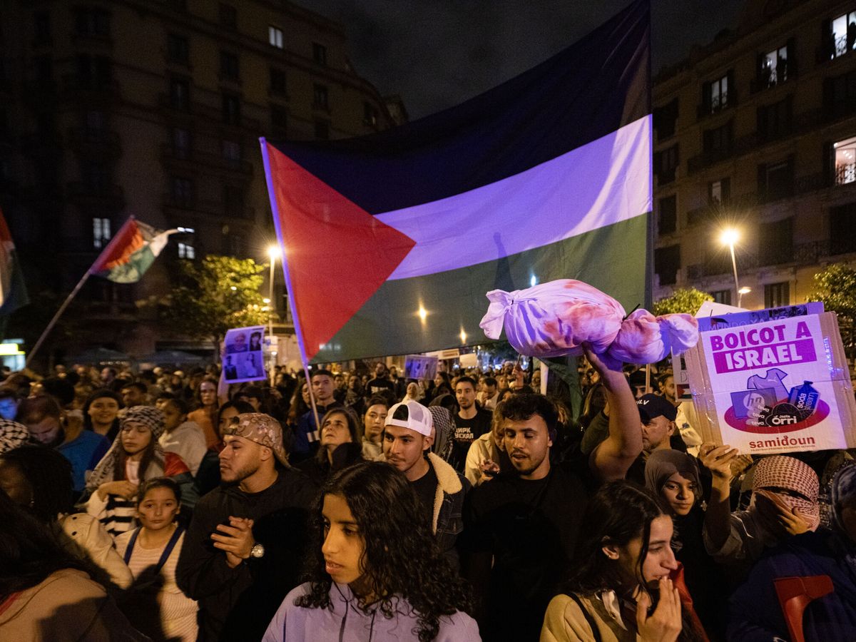 Foto: ¿Por qué las sandías se están utilizando en las protestas palestinas? (Lorena Sopêna / Europa Press)