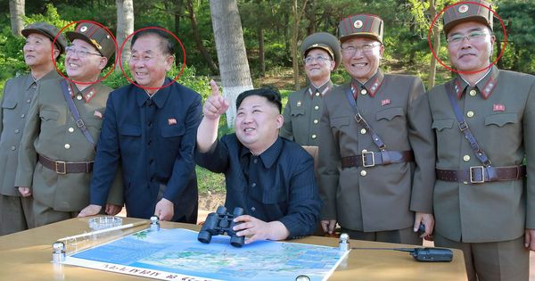 Foto: Kim Jong Sik, Ri Pyong Chol y Jang Chang Ha. (Reuters)