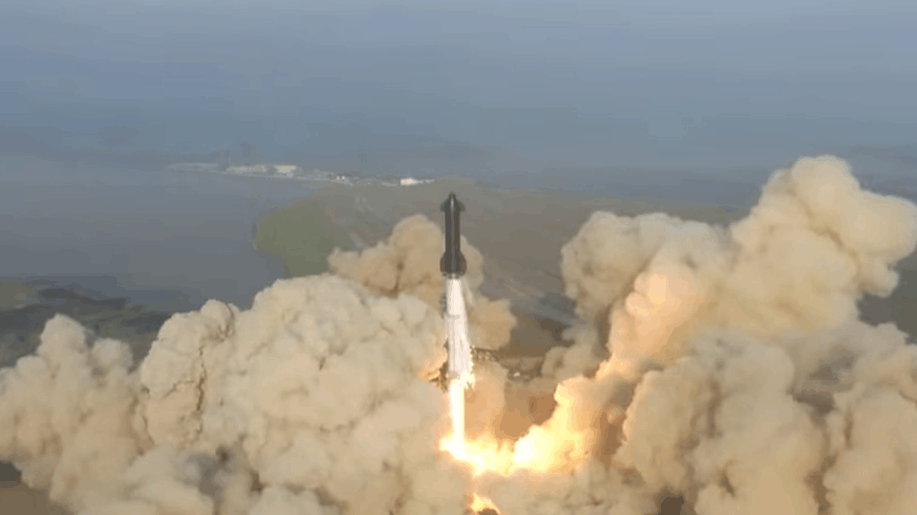 Foto: Lanzamiento de Starship, en directo: última hora del nuevo despegue de la nave de SpaceX. (Youtube/ SpaceX)