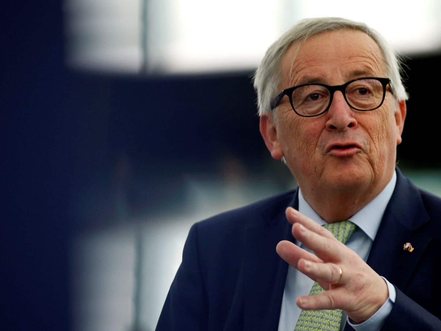 Jean-Claude Juncker durante una intervención en Estrasburgo. (Reuters)