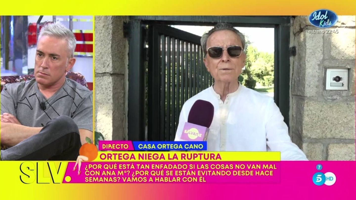 Ortega Cano en 'Sálvame'. (Mediaset España)