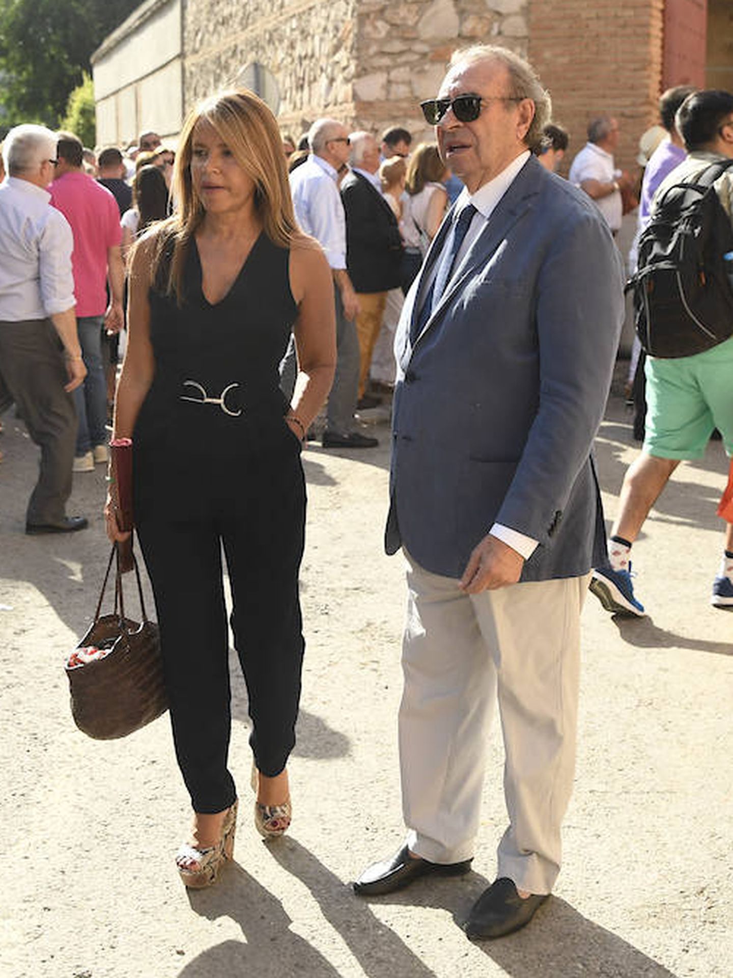 El empresario Pedro Trapote acompañado de su mujer, Begoña García Vaquero. (Limited Pictures) 