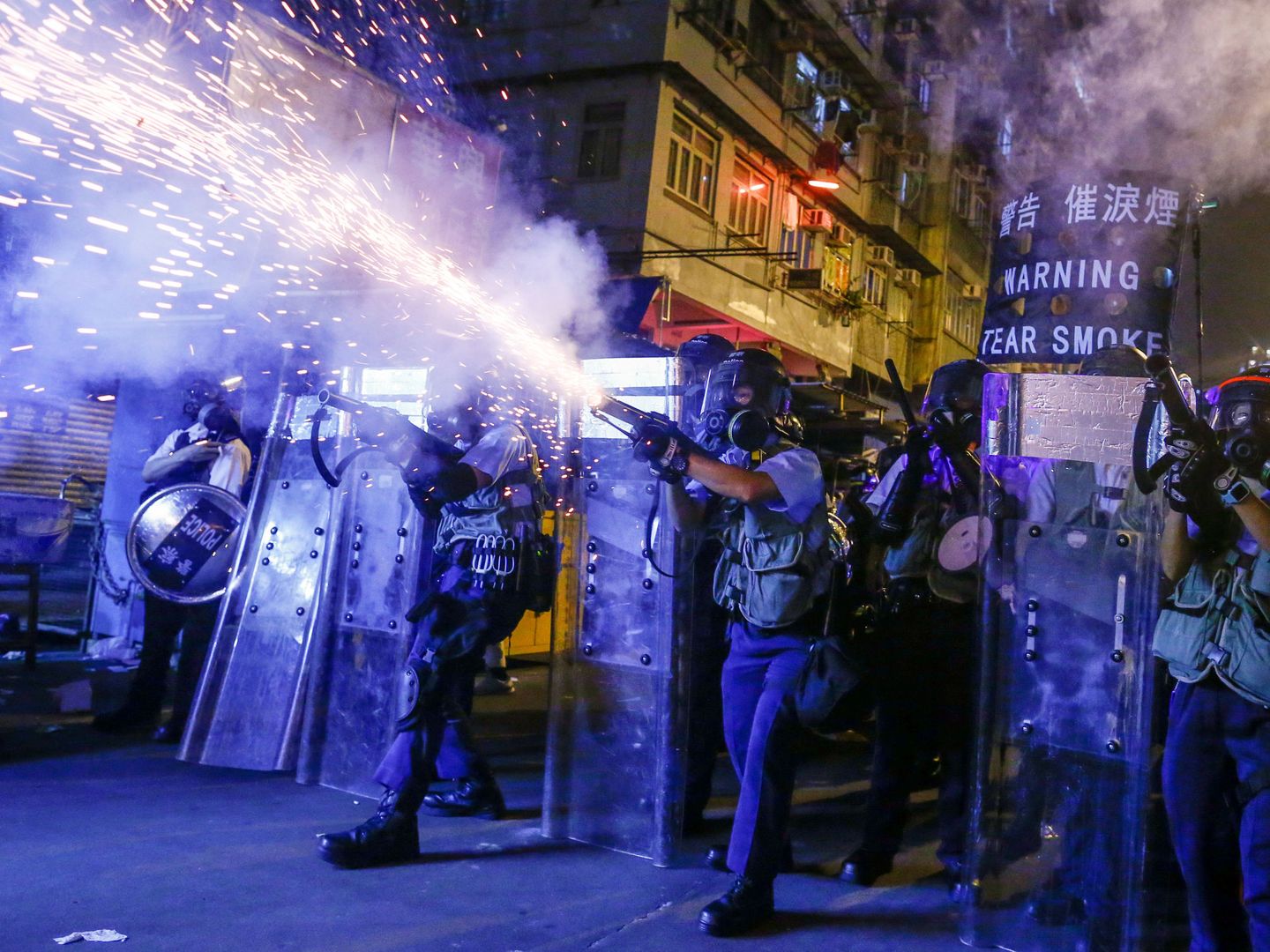 Foto de archivo de una protesta en agosto de 2019 en Hong Kong. (Reuters)