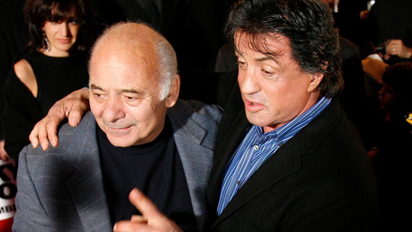 Sylvester Stallone y Burt Young. (Reuters)