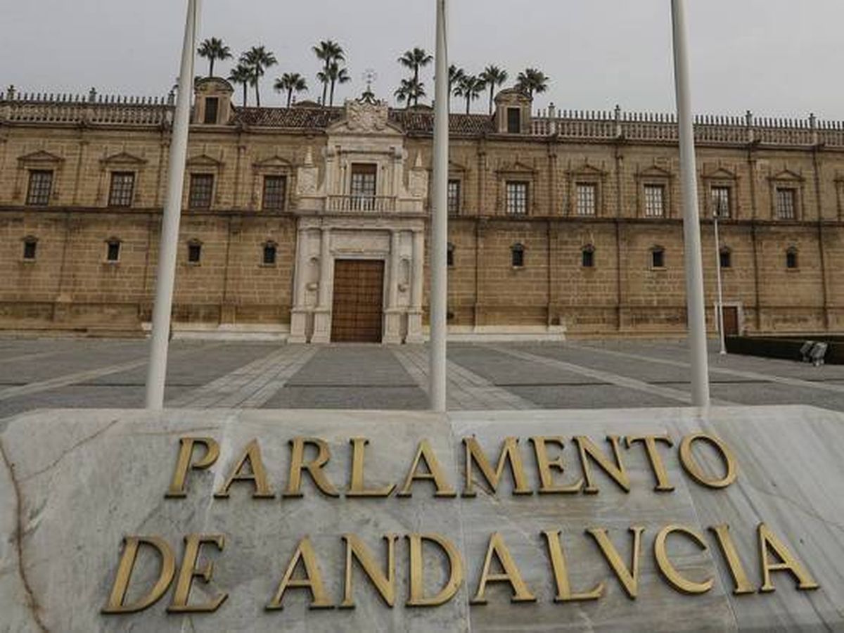 Foto: Vista de la fachada del Parlamento de Andalucía. (EFE)