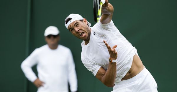 Foto: Nadal, en Wimbledon. (EFE)