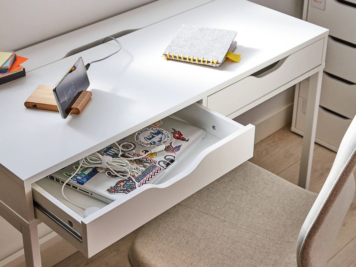 Foto: Escritorio de Ikea para habitaciones pequeñas. (Cortesía)