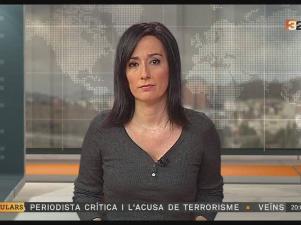Foto: Judith Antequera, en el Canal 3/24. (TV3).