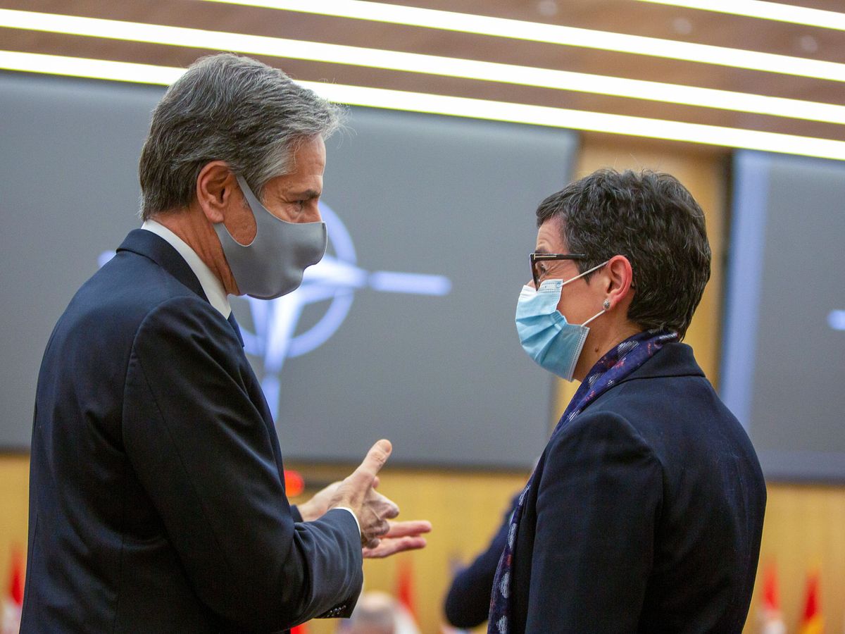 Foto: Antony Blinken, secretario de Estado de EEUU, junto a la ministra de Asuntos Exteriores de España Arancha González Laya. (Reuters)