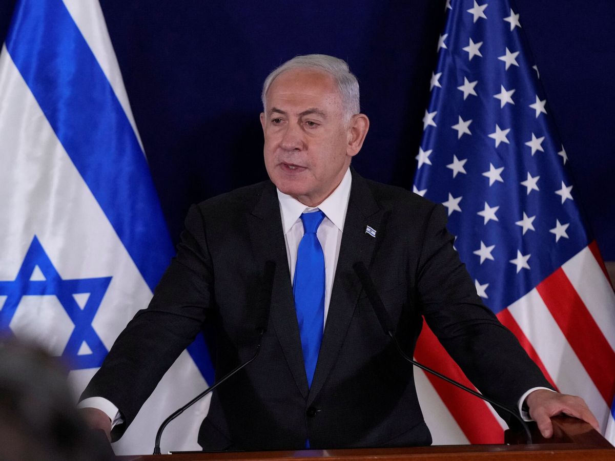 Foto: Netanyahu, tras la visita del Secretario de Estado de EEUU. (Reuters/J. Martin)