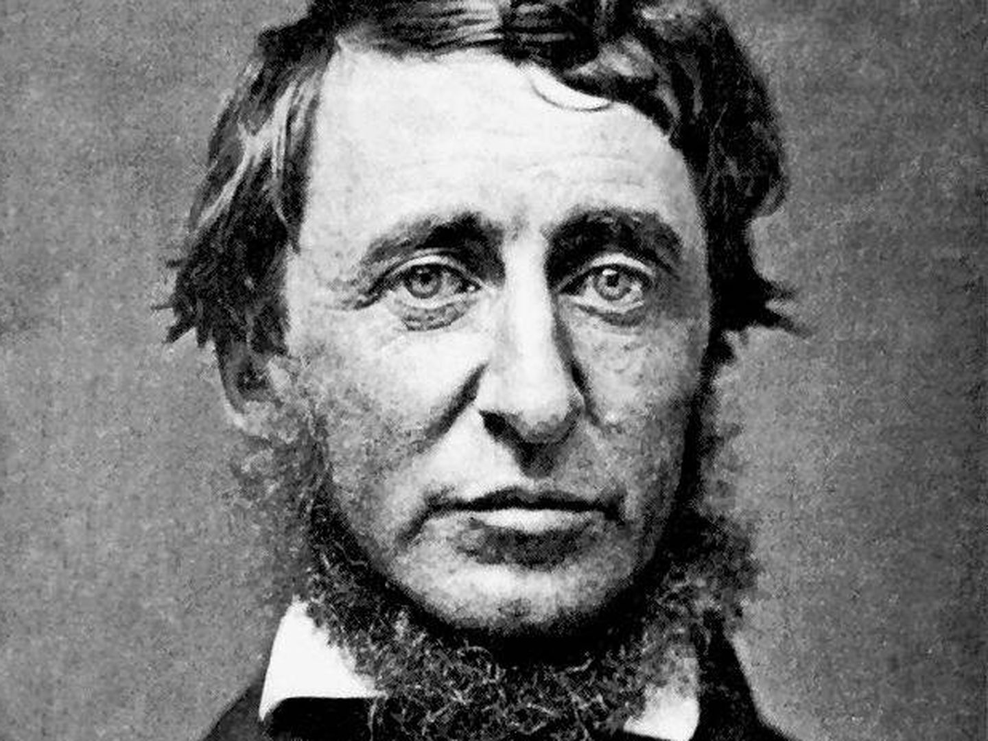 Thoreau, fotografiado por Benjamin D. Maxham.
