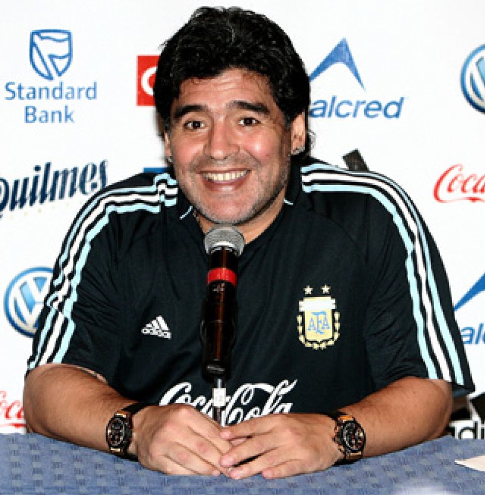 Foto: Maradona: "Me divertía mucho más como jugador"