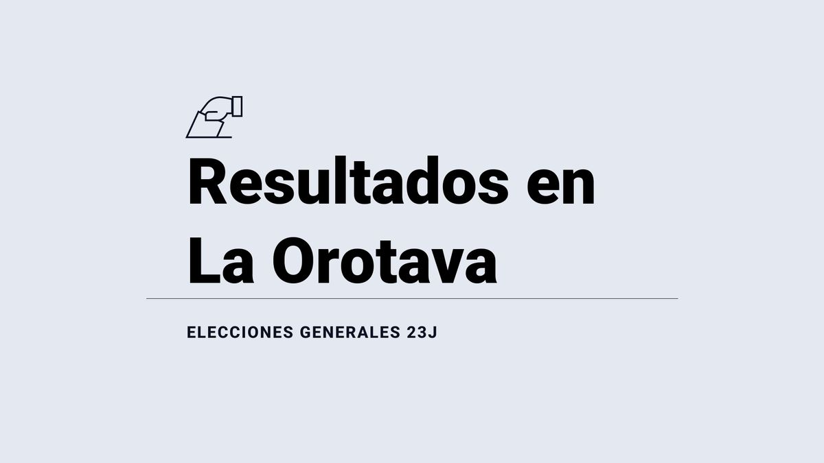 La Orotava, 23J | Resultados, votos, escaños y escrutinio de las elecciones generales del 2023: última hora en directo