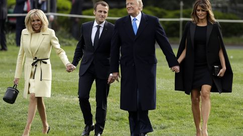 El 'felices los cuatro' de los Trump y los Macron en la Casa Blanca