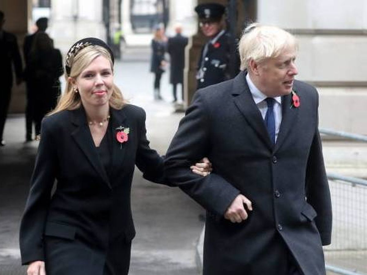 Foto: Carrie Symonds y Boris Johnson, en una imagen de archivo. (Reuters)