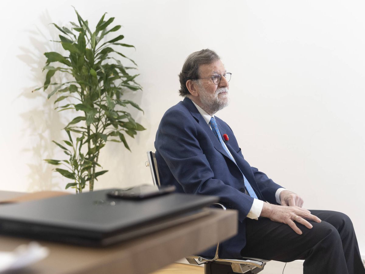 Foto: Mariano Rajoy, durante una entrevista. (Europa Press)