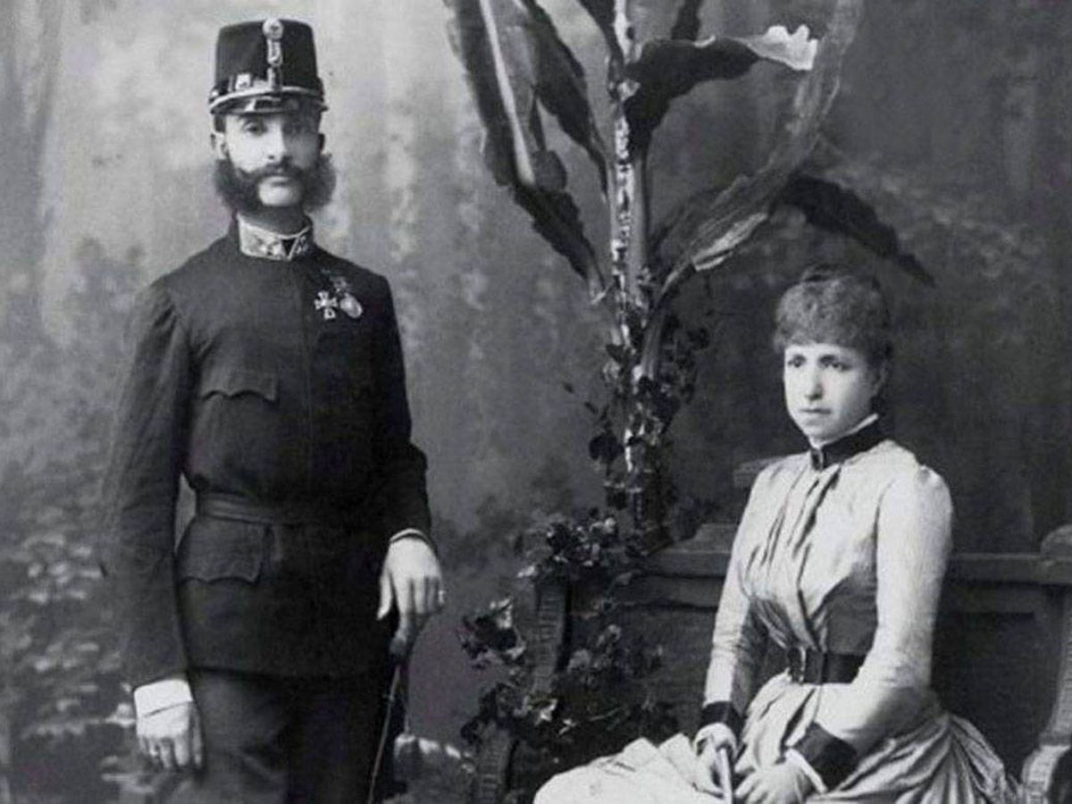 Foto: Alfonso XII y María Cristina de Austria. (Cedida)