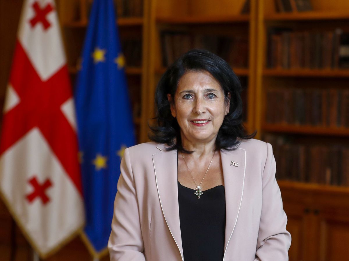 Foto: La presidenta georgiana, Salomé Zurabishvili. (EFE/Presidencia de Georgia)