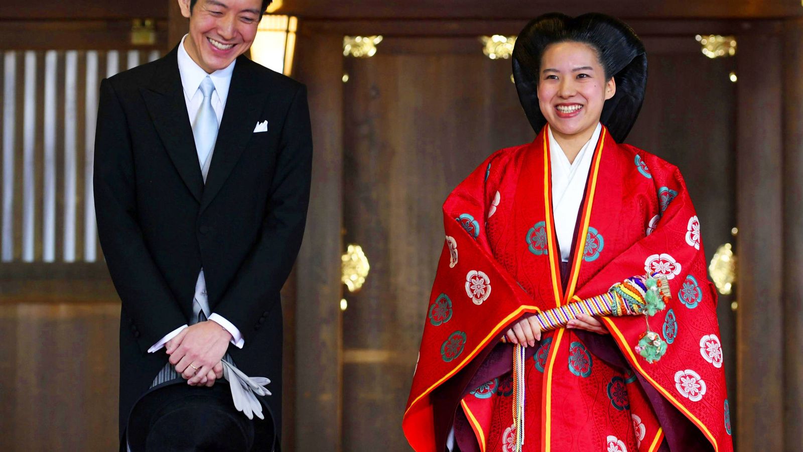Foto: La boda de Ayako de Japón. (Reuters)