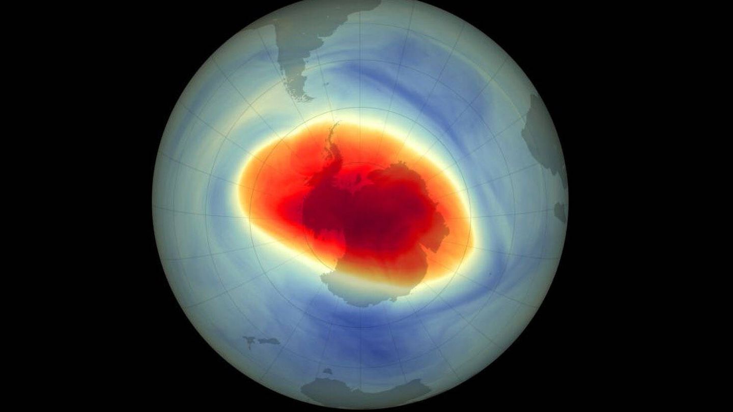 La capa de ozono, muy debilitada en el hemisferio sur, también sufre variaciones en el norte.