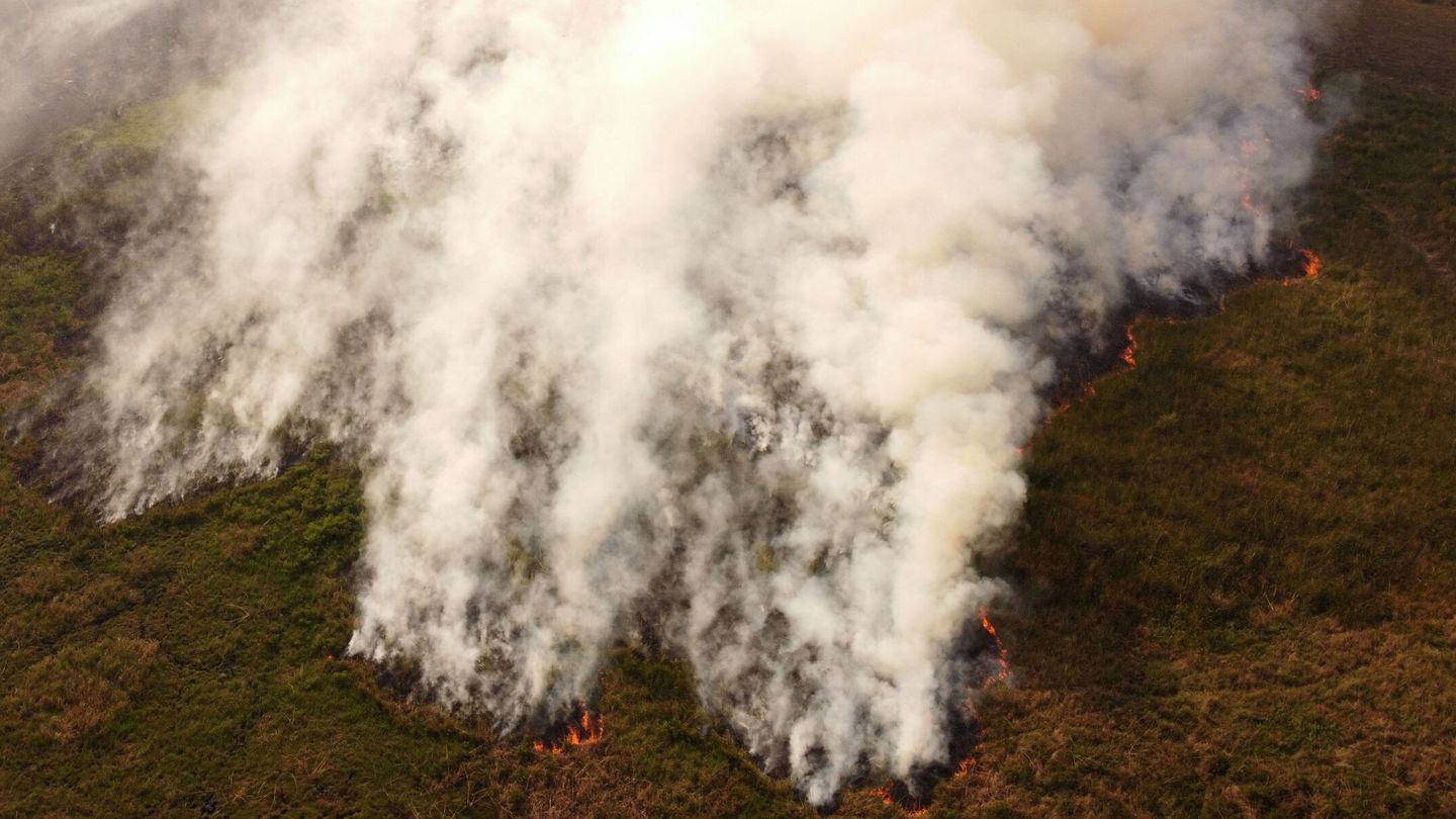 Incendio forestal en Argentina. (REUTERS/Sebastian Toba)