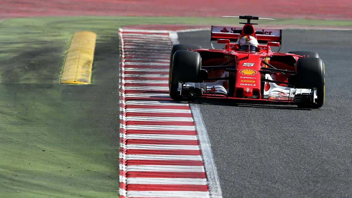 El vacile de Vettel con su Ferrari que tanto preocupa a Red Bull
