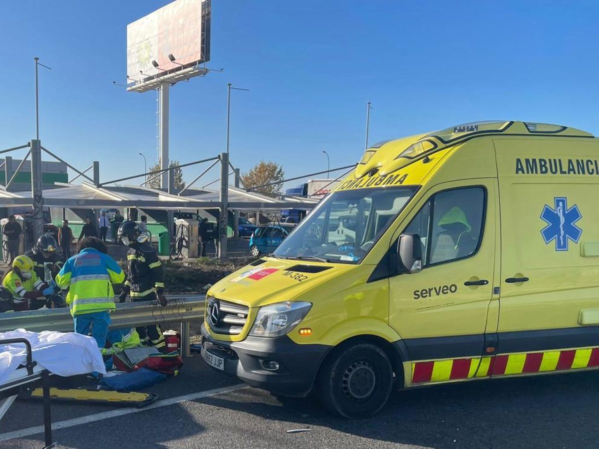 Foto: Foto de archivo de una ambulancia en Leganés. (EFE/112)