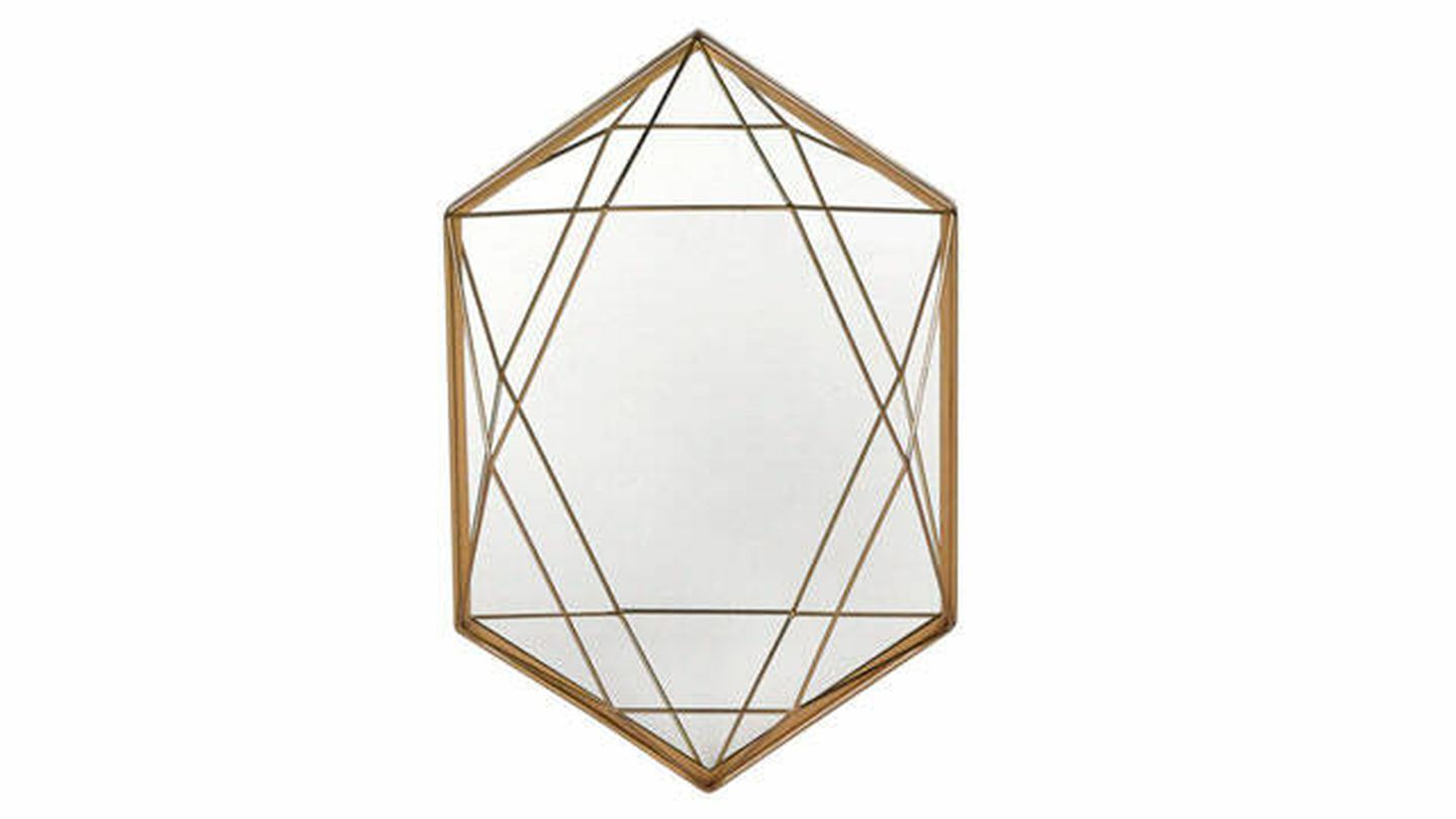 Espejo decorativo hexagonal Room