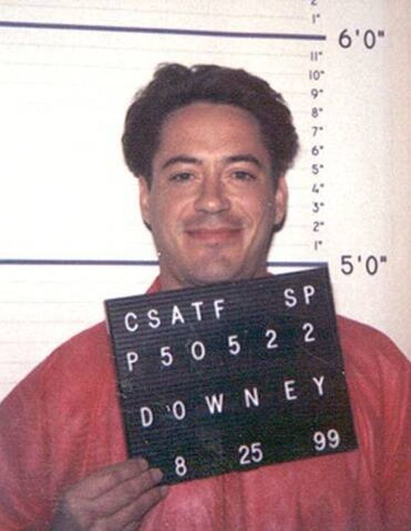 Imagen de la detención de Robert Downey Jr en 1999 (CC)