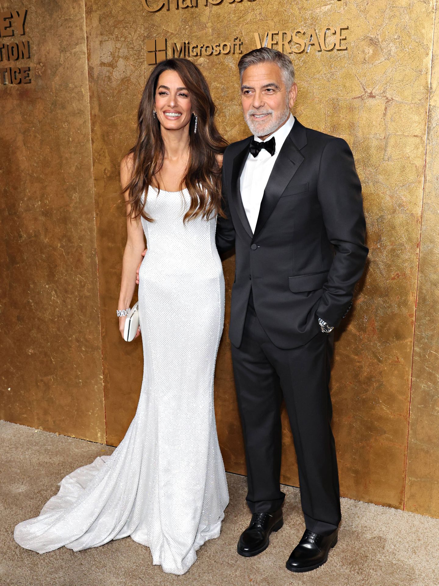 George y Amal Clooney. (Getty Images)