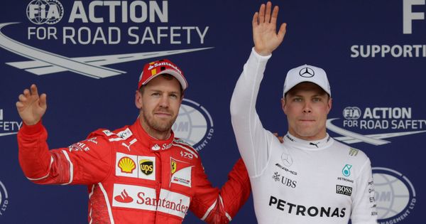 Foto: Vettel y Bottas. (Reuters) 