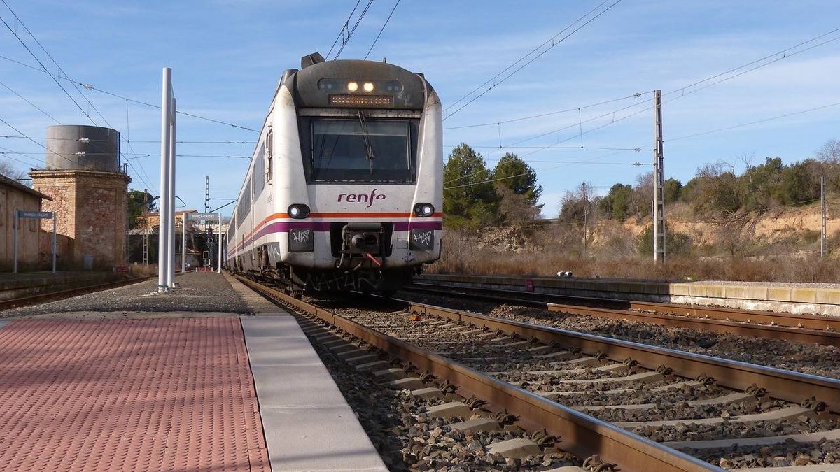 Descarrila el último vagón de un tren de mercancías en Albacete