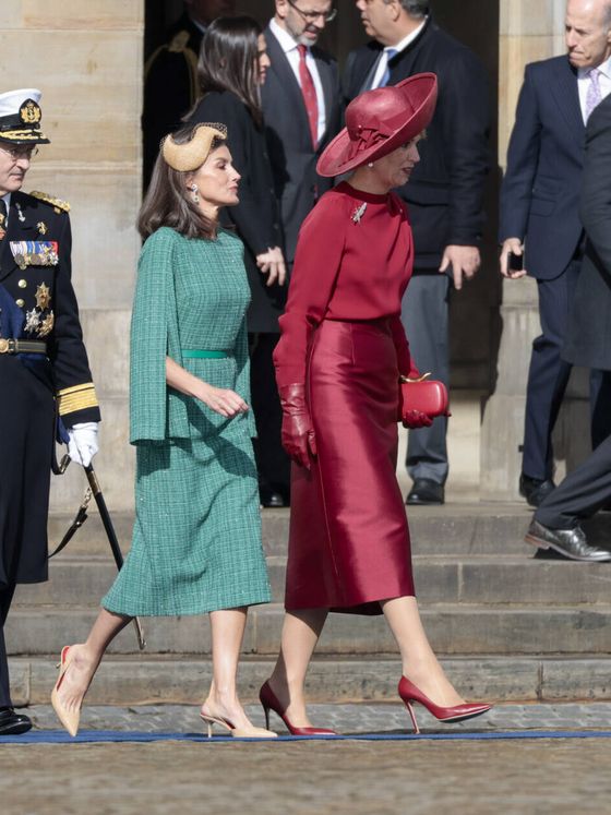 La reina Letizia y la reina Máxima. (Gtres)