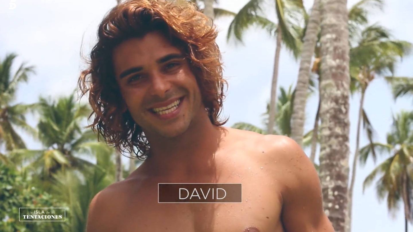 David, tentador de 'La isla de las tentaciones 2'. (Mediaset)