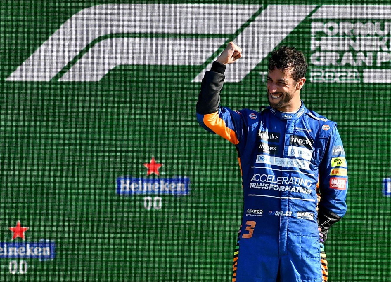 La victoria de Monza en 2021 no salvó el futuro de Ricciardo. (Reuters/Mike Miles)