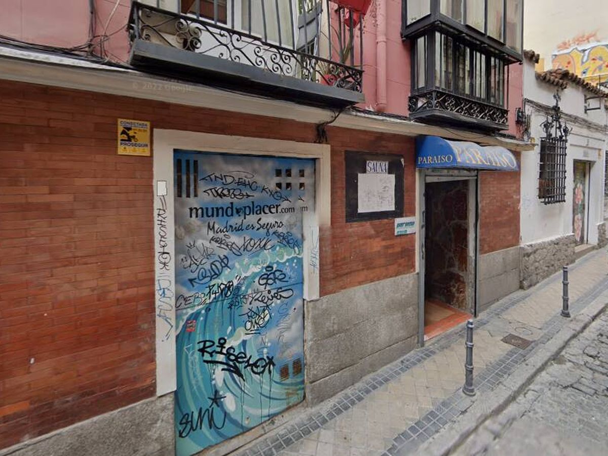 Foto: La fachada de la sauna donde se detectó el brote de Madrid. (Google maps).