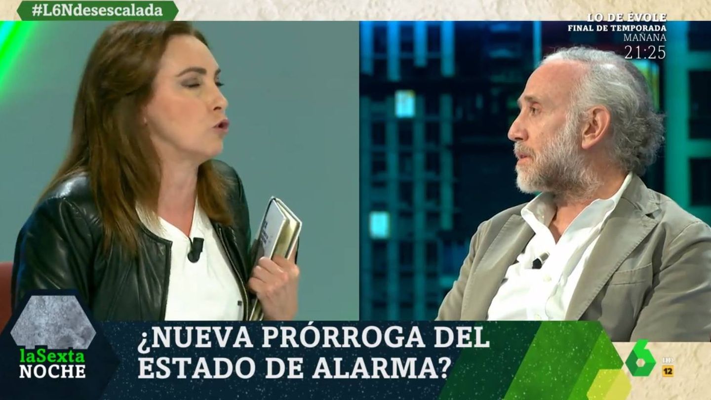 Rubio e Inda discutiendo en el programa de Iñaki López. ('La Sexta noche').