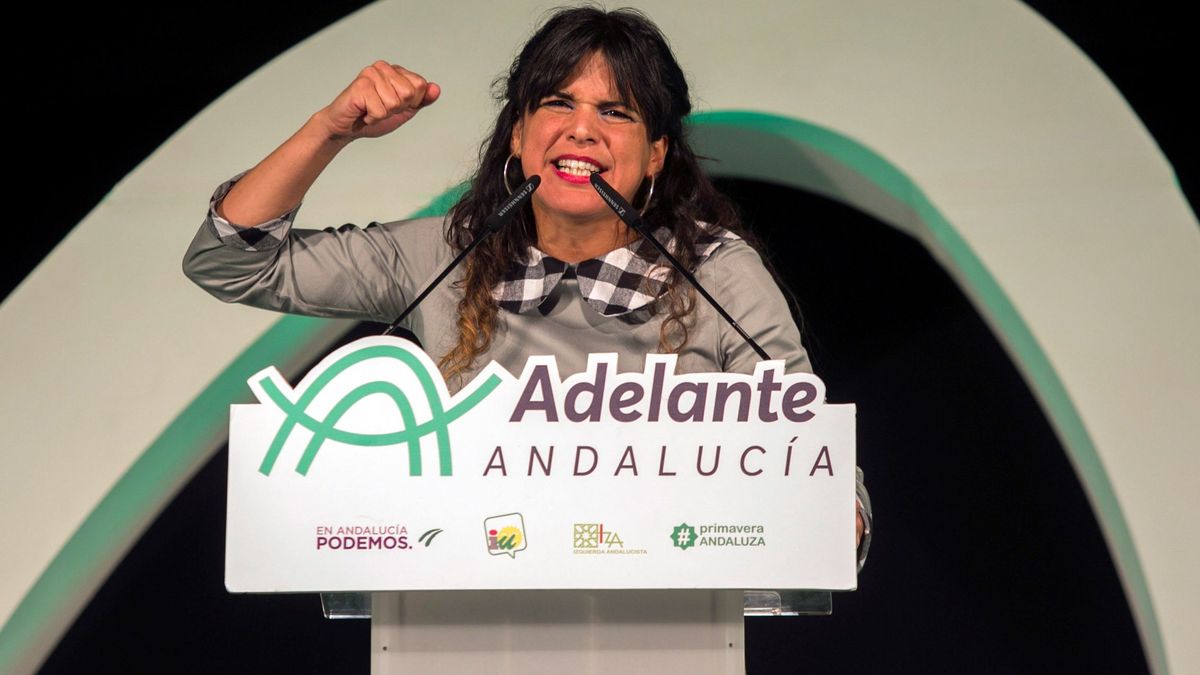 Teresa Rodríguez espera el resultado de las elecciones andaluzas en la sala Box Cartuja