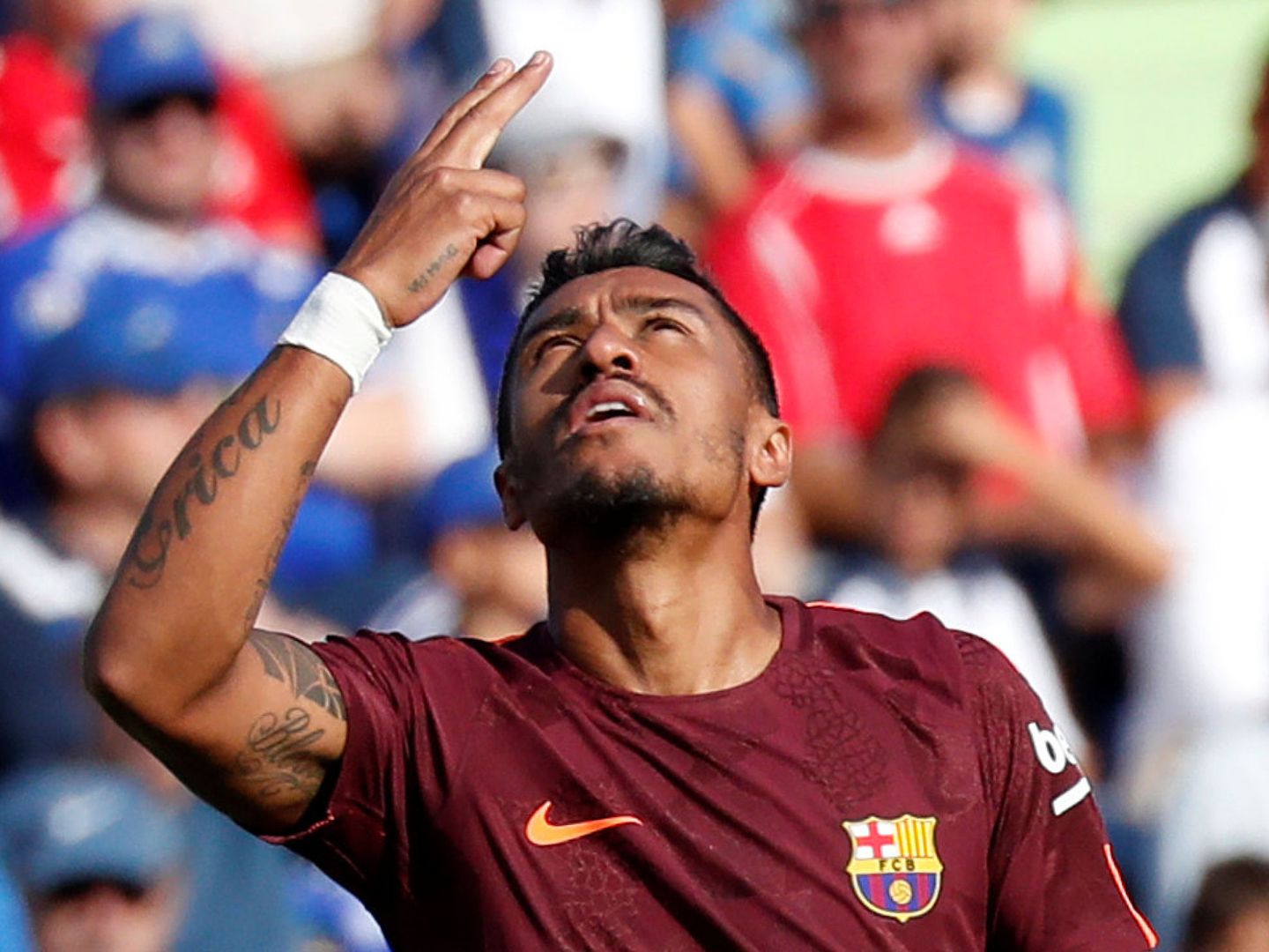Un gol de Paulinho le dio los tres puntos al Barcelona en Getafe. (Reuters)