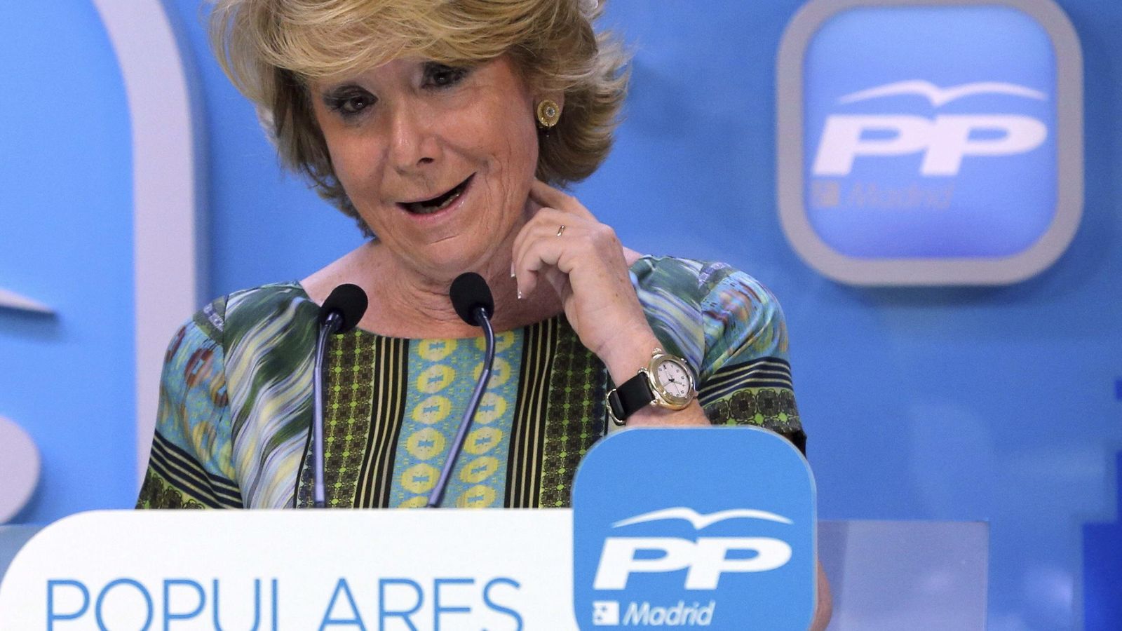 Foto: La presidenta del PP de Madrid y candidata a la Alcaldía de la capital, Esperanza Aguirre. (Efe)