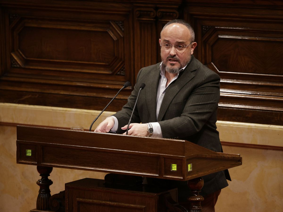 Foto: El candidato del PP a las elecciones del 12-M en Cataluña, Alejandro Fernández. (Europa Press/Kike Rincón)