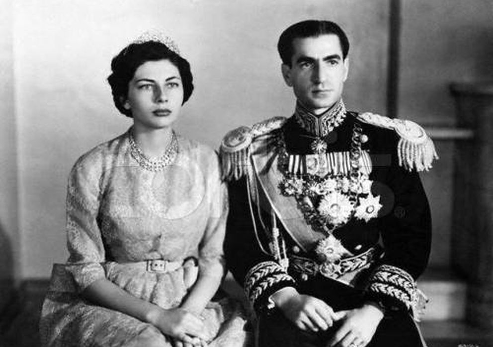 Foto: La princesa Soraya y el emperador de Persia