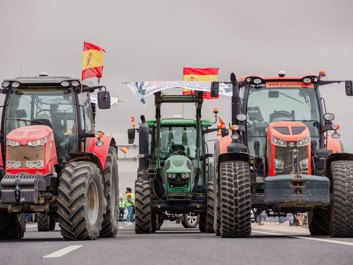 Foto: Protestas de los agricultores en España. (Europa Press/Mateo Lanzuela)