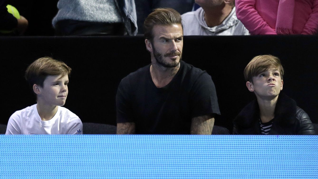 Foto: Cruz, David y Romeo Beckham en una imagen de archivo (Gtres)
