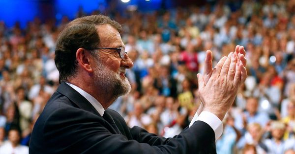 Foto: El presidente del Partido Popular, Mariano Rajoy, tras su intervención en el XIX Congreso Nacional del partido que se ha inaugurado este viernes. (EFE)
