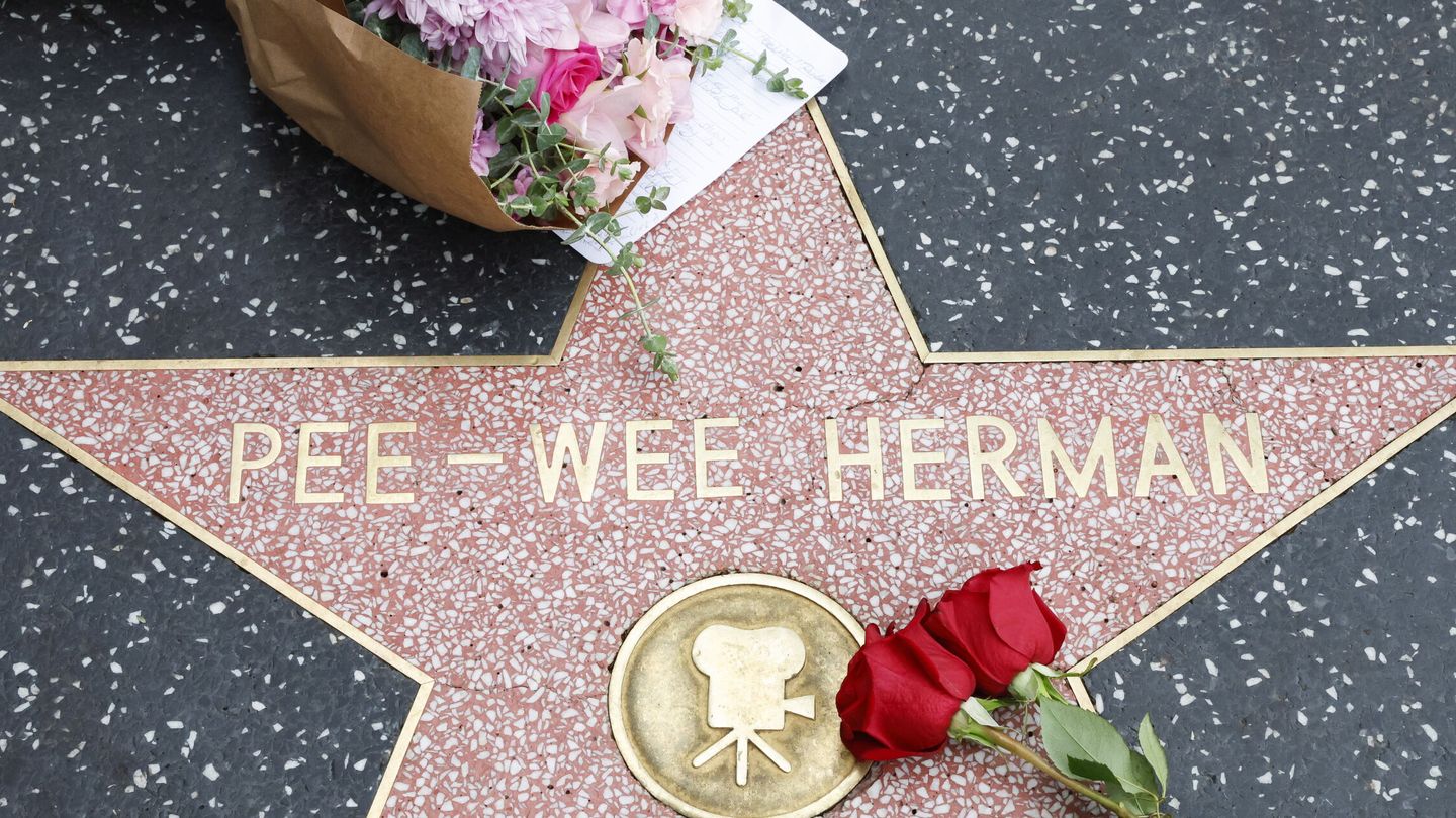 Un homenaje al actor que creó a Pee-wee Herman en el Paseo de la Fama. (Reuters)