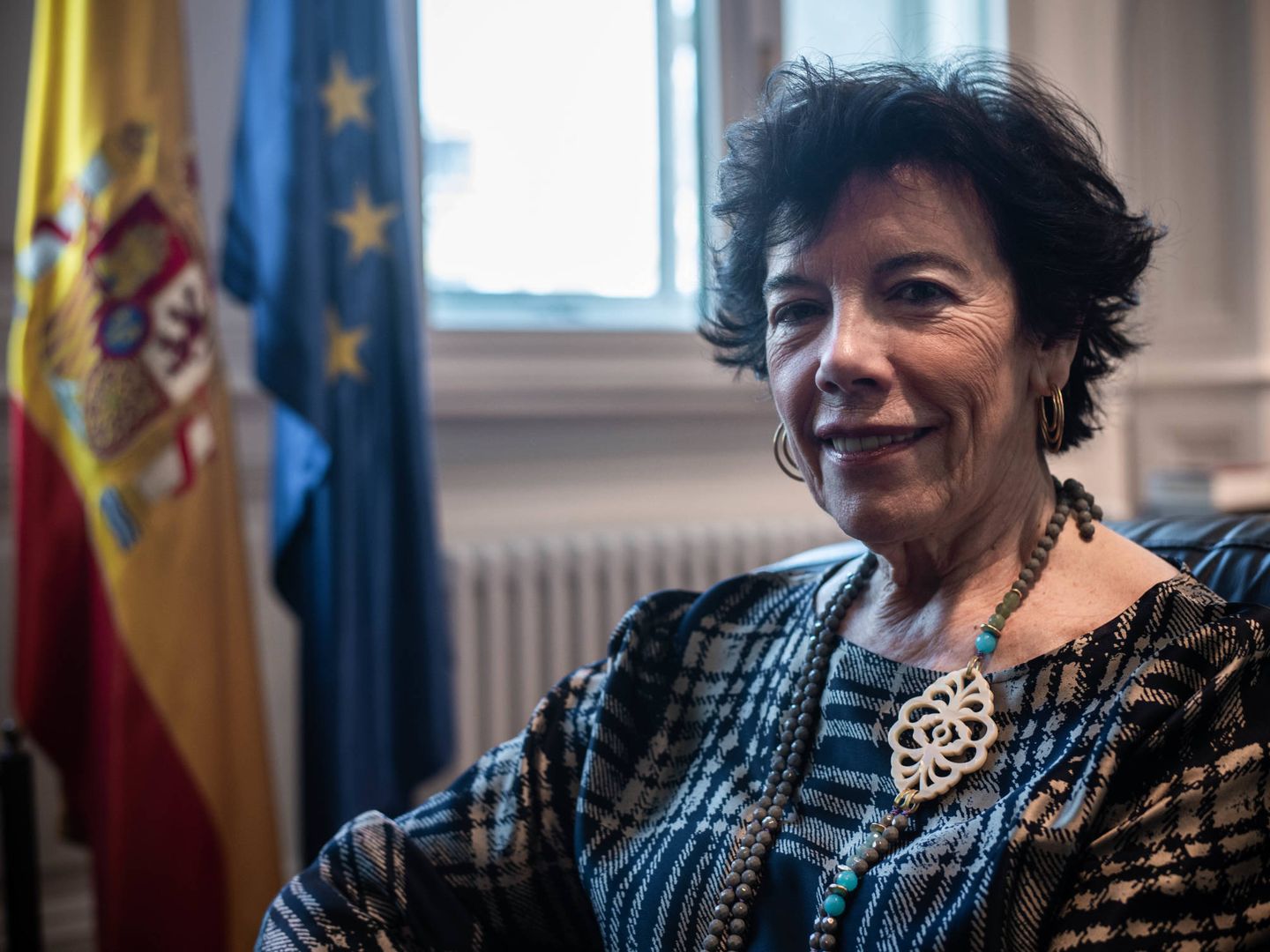 La exministra de Educación, Isabel Celaá. (Carmen Castellón)