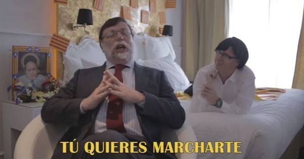 Foto: Parodia de Los Morancos con Maluma, Rajoy y Puigdemont. 