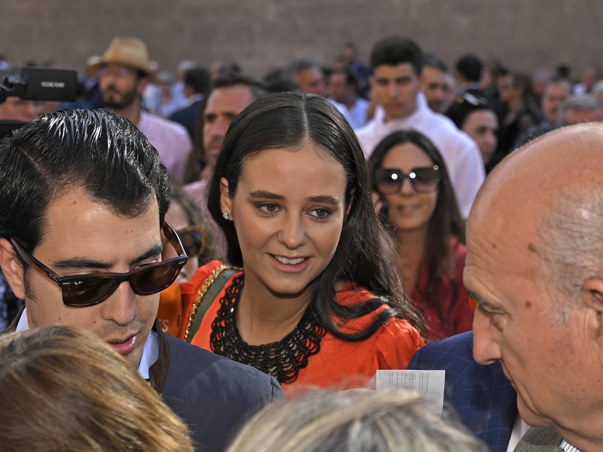 Foto: Victoria Federica, entrando en Las Ventas. (Europa Press)